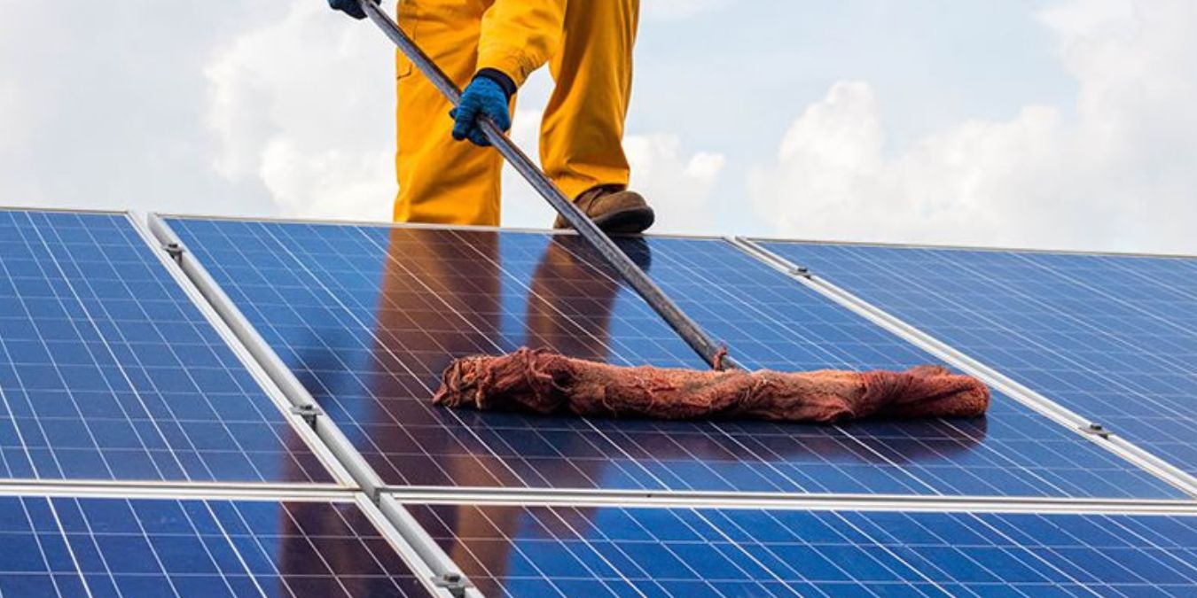 solar panel cleaning